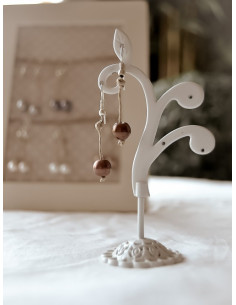 Boucles d'oreilles en lin...