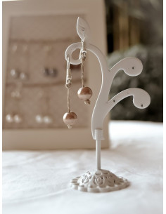 Boucles d'oreilles en lin...