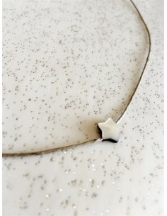 Collier en lin "UNI PERLE"... 2