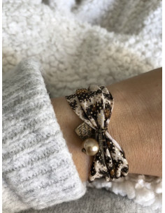Bracelet tissu motif...