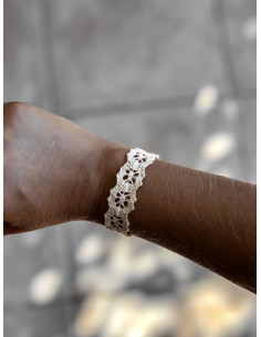 Bracelet tissu dentelle 100...