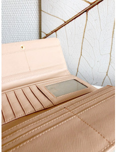 Grand portefeuille femme marron 2