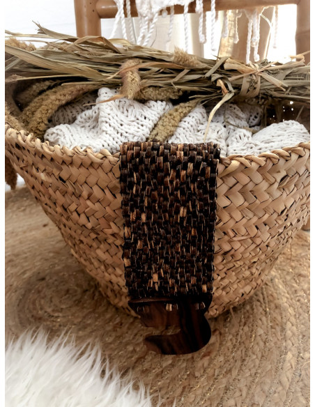CEINTURE LARGE ELASTIQUE EN PERLE DE BOIS MARRON FONCÉ GROSSE BOUCLE EN BOIS CEINTURE LARGE ELASTIQUE EN PERLE DE BOIS MARRON FONCÉ GROSSE BOUCLE EN BOIS