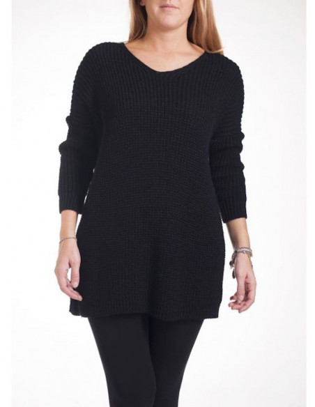 PULL FEMME HIVER LAINE GRANDE TAILLE PULL CHAUD AVEC LAINE COL V PULL FEMME MI LONG MADE IN ITALY NOIR PULL FEMME HIVER LAINE GRANDE TAILLE PULL CHAUD AVEC LAINE COL V PULL FEMME MI LONG MADE IN ITALY NOIR