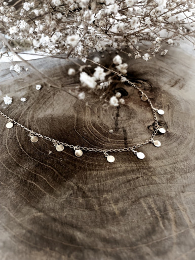 Collier plaqué or MARCUS femme chaine et pastilles pampilles rondes ras de cou bijoux plaqué or tendance femme Collier plaqué or MARCUS femme chaine et pastilles pampilles rondes ras de cou bijoux plaqué or tendance femme