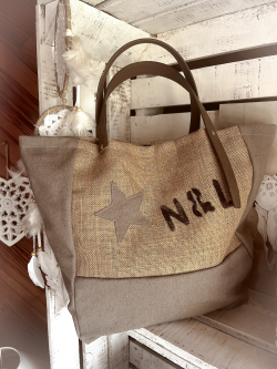 Cabas étoile fait main 2