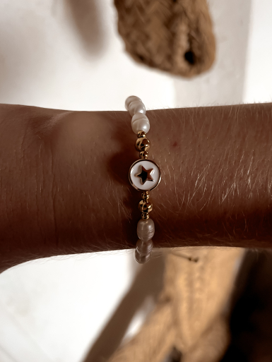 Bracelet old money perles baroques