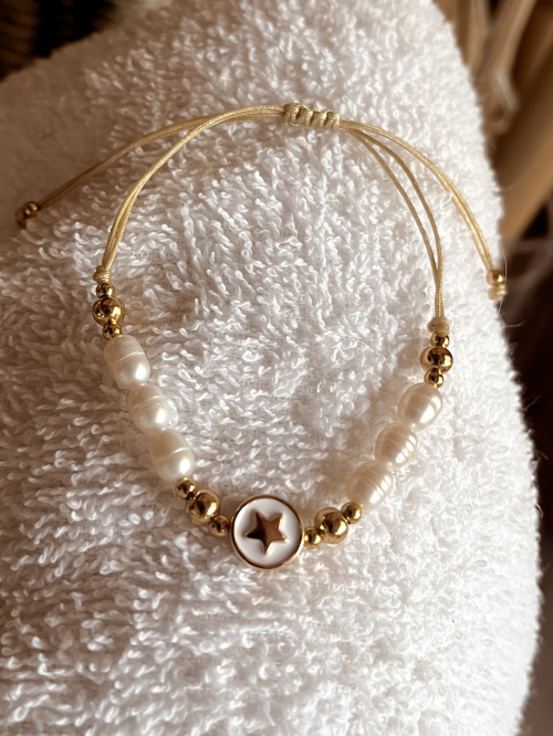 Bracelet old money perles baroques