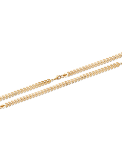 Bracelet plaqué or FEUILLES DE LAURIER bijoux plaqué or tendance femme 2