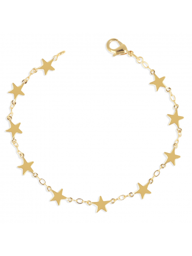 Bijoux plaqué or femme bracelet étoile pas cher