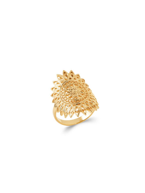 Bijoux plaqué or femme pas cher grosse bague HURON