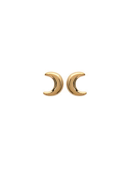 Boulces d'oreille plaqué or LUNA femme puces LUNE CORNE bijoux plaqué or tendance femme 2