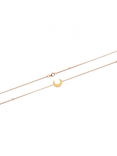 Bijoux plaqué or femme pas cher bracelet lune