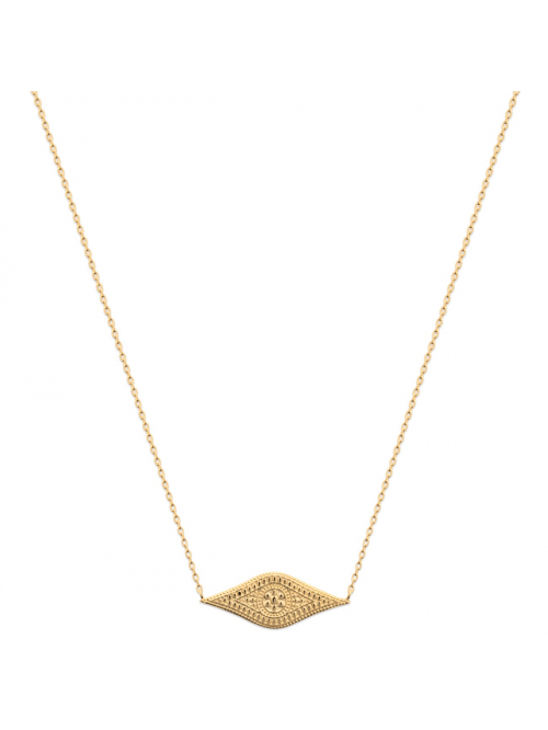 Bijoux plaqué or femme pas cher collier medaillon egypte