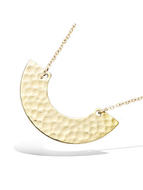 Bijoux plaqué or femme pas cher collier pendentif martelé.jpg